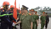 Thứ trưởng Tô Lâm kiểm tra công tác luyện tập cho ngày Đại lễ