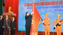 Điện lực Hải Phòng đón Huân chương Độc lập hạng Nhì