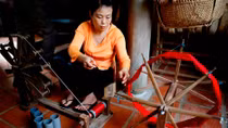 Các nghệ nhân tiêu biểu hội tụ trong ngày hội văn hóa tơ lụa