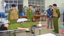 Ngăn chặn 2 đối tượng chuẩn bị gây án, một Cảnh sát bị thương