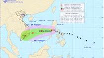 Bão Hagupit giảm cấp độ, cách đảo Song Tử Tây 650 km
