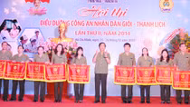 Hội thi Điều dưỡng viên Công an nhân dân giỏi - thanh lịch