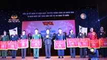 Hội thi “Công an nhân dân làm theo lời Bác; vì nước quên thân, vì dân phục vụ” cụm thi số 13