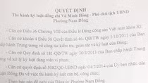 Kỷ luật Phó chủ tịch phường vụ “rót tiền nhầm người” ở Xã Đàn