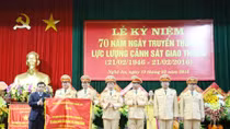  Công an các địa phương kỷ niệm 70 năm Ngày truyền thống lực lượng CSGT