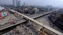 Háo hức chờ nút giao 4 tầng đầu tiên ở thủ đô trước ngày khánh thành