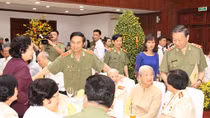 Bộ Công an gặp mặt, chúc Tết cán bộ cao cấp trong CAND qua các thời kỳ 