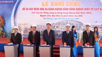 Khởi công nhà ga hành khách tại sân bay Cát Bi