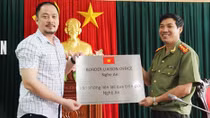 Đoàn khảo sát của Tổng cục Cảnh sát (BCA) làm việc với Công an Nghệ An