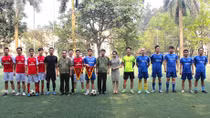 Báo CAND giao lưu bóng đá với Cục Cơ yếu
