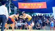 Về làng Phúc Lý xem đấu vật