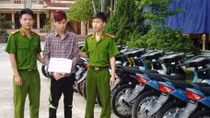 Người làm công lấy trộm 20 xe mô tô đi bán và sử dụng