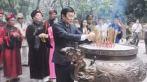 Thành kính dâng hương tưởng nhớ các vua Hùng