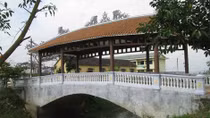 Khánh thành cầu ngói Hiền Lương được xây dựng trên 1 tỷ đồng