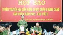 13 đoàn tham gia hội diễn nghệ thuật quần chúng CAND lần thứ IX - khu vực II