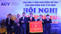 Sân bay Đà Nẵng đón nhận Cờ thi đua xuất sắc của Chính phủ 
