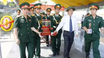 Truy điệu, an táng 15 hài cốt liệt sỹ Việt Nam hy sinh tại Lào