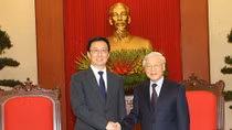 Tổng Bí thư Nguyễn Phú Trọng tiếp Đoàn đại biểu Đảng Cộng sản Trung Quốc