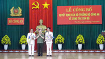 Công bố quyết định điều động Giám đốc Công an tỉnh Bình Định và Phú Yên