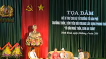 Công an Ninh Bình tọa đàm “Tổ dân phố, thôn, xóm an toàn”