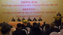 248 thư và điện mừng tới Đại hội XII