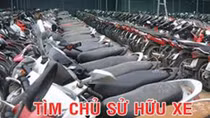 Tìm chủ sở hữu xe máy bị tạm giữ do vi phạm giao thông 