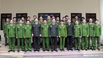Thứ trưởng Nguyễn Văn Thành đến thăm và làm việc tại Trường Cao đẳng CSND I