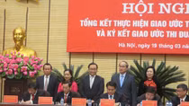 Cụm thi đua 5 thành phố trực thuộc Trung ương ký kết giao ước thi đua năm 2016 