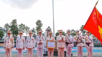 Trường Đại học CSND đón nhận Huân chương Quân công hạng Nhất
