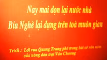 Bản lĩnh Vua Quang Trung và sĩ khí làng Nho Bắc Hà