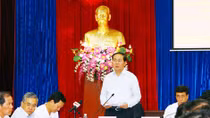 Bộ trưởng Trần Đại Quang dự Hội nghị kiểm tra công tác chuẩn bị bầu cử Quốc hội khóa XIV và công tác phòng chống hạn hán khu vực Tây Nguyên