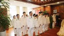 Công đoàn Tổng cục Chính trị CAND dâng hương, báo công dâng Bác
