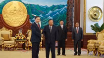 Bộ trưởng Tô Lâm chào xã giao Tổng Bí thư, Chủ tịch nước và Thủ tướng Lào
