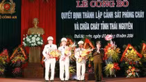 Thành lập Cảnh sát PCCC Thái Nguyên