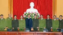 Thứ trưởng Nguyễn Văn Thành làm việc với Học viện ANND và Học viện CSND