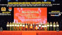 Tuyên dương thanh niên CAND trong phong trào hiến máu tình nguyện 