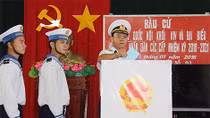 Bầu cử sớm trên các đảo ở huyện Trường Sa