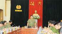 Thứ trưởng Bùi Văn Thành kiểm tra tiến độ triển khai Dự án Cụm Kho, Trường CAND tại Hà Nam