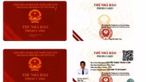 Ban hành mẫu Thẻ Nhà báo thời hạn 2016-2020 