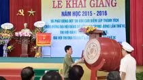 Trường Trung cấp Cảnh sát giao thông khai giảng năm học mới 2015-2016