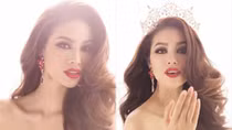Phạm Hương hóa Thiên nga trắng trong đêm bán kết Hoa hậu Hoàn vũ 2015 