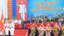 Trung đoàn Cảnh sát Cơ động Tây Bắc ra mắt Tiểu đoàn 4