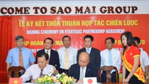 Tập đoàn Sao Mai - Tập đoàn Koyo Nhật Bản: Ký hợp tác sản xuất tấm pin mặt trời