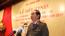 Bộ Công an mít tinh hưởng ứng Ngày Pháp luật Việt Nam 2015