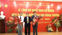 Đại học Ngoại Thương có hiệu trưởng mới
