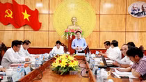 Trưởng Ban Kinh tế Trung ương làm việc với Tỉnh ủy Long An