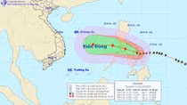 Đêm mai, bão Hagupit đi vào biển Đông với cấp 12
