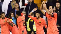 Barcelona có được 3 điểm vào phút bù giờ