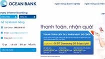 Nhận quà tặng khi thanh toán qua Internet Banking