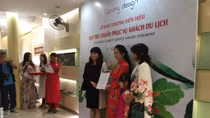 Hà Nội công nhận điểm đạt chuẩn phục vụ khách du lịch Tân Mỹ